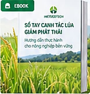 Bìa ebook Sổ tay canh tác lúa giảm phát thải